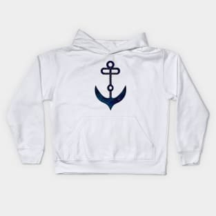 Anchor with no background Kids Hoodie